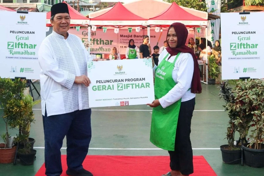 kabar UMKM gerai Z-Ifthar Baznas RI