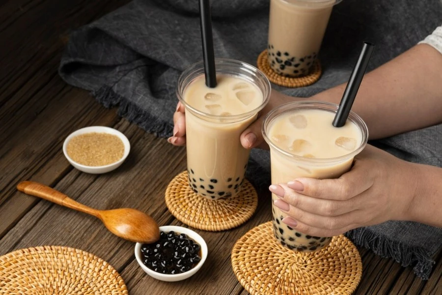 ide jualan takjil boba milk tea